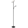 Lampadar Globo SKOPO metal, plastic, negru, alb, LED, 20W+5W, 1100Lm+330lLm, CCT 3000/4000/6500K - 58011