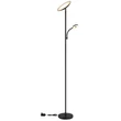 Lampadar Globo SKOPO metal, plastic, negru, alb, LED, 20W+5W, 1100Lm+330lLm, CCT 3000/4000/6500K - 58011