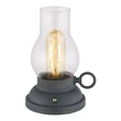 Lampa decor Globo PETRO plastic, sticla, antracit, transparent, chihlimbar, LED, 1W, 2700K, 65Lm - 58016A