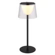 Veioza exterioara Globo MARIAM metal, plastic, negru, transparent, LED, 1.8W, 3000K, 150Lm, IP44 - 58462K