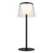 Veioza exterioara Globo MARIAM metal, plastic, negru, transparent, LED, 1.8W, 3000K, 150Lm, IP44 - 58462K