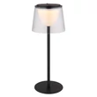 Veioza exterioara Globo MARIAM metal, plastic, negru, transparent, LED, 1.8W, 3000K, 150Lm, IP44 - 58462K