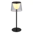 Veioza exterioara Globo MARIAM metal, plastic, negru, fumuriu, LED, 1.8W, 3000K, 150Lm, IP44 - 58462S
