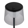 Veioza exterioara Globo MARIAM metal, plastic, negru, fumuriu, LED, 1.8W, 3000K, 150Lm, IP44 - 58462S