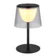 Veioza exterioara Globo MARIAM metal, plastic, negru, fumuriu, LED, 1.8W, 3000K, 150Lm, IP44 - 58462S