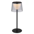 Veioza exterioara Globo MARIAM metal, plastic, negru, fumuriu, LED, 1.8W, 3000K, 150Lm, IP44 - 58462S