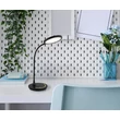 Veioza Globo KENNY plastic, negru, alb, LED, 12W, 3000-5700K, 520Lm - 58483