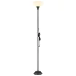 Lampadar Globo WILBUR metal, plastic, gri, alb, E27 - 59946