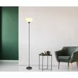 Lampadar Globo WILBUR metal, plastic, gri, alb, E27 - 59946