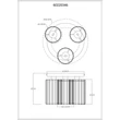 Plafoniera Globo RUN metal, cristal, maro, fumuriu, E27 - 60220346
