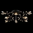 Plafoniera Globo JANIS metal, acril cristal, negru, transparent, G9 - 63007-8