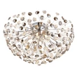 Plafoniera Globo KATRINA metal, cristal, crom, fumuriu,  transparent, G9, 21W, 3000K, 2100Lm - 64135D1C