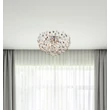 Plafoniera Globo KATRINA metal, cristal, crom, fumuriu,  transparent, G9, 21W, 3000K, 2100Lm - 64135D1C