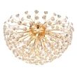Plafoniera Globo KATRINA metal, cristal, auriu, transparent, G9, 21W, 3000K, 2100Lm - 64135D1