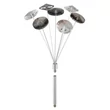 Plafoniera Globo KATRINA metal, cristal, crom, fumuriu,  transparent, G9, 14W, 3000K, 140000Lm - 64135DC