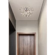 Plafoniera Globo KATRINA metal, cristal, crom, fumuriu,  transparent, G9, 14W, 3000K, 140000Lm - 64135DC
