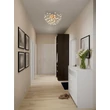 Plafoniera Globo KATRINA metal, cristal, auriu, transparent, G9, 14W, 3000K, 1400Lm - 64135D