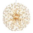 Pendul Globo KATRINA metal, auriu, cristal, transparent, G9, 28W, 3000K, 350Lm - 64135H1