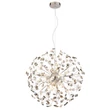 Pendul Globo KATRINA metal, crom, cristal, fumuriu, G9, 31.5W, 3000K, 350Lm - 64135H2C