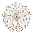 Pendul Globo KATRINA metal, crom, cristal, fumuriu, G9, 31.5W, 3000K, 350Lm - 64135H2C