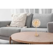 Veioza Globo KATRINA metal, cristal, auriu, transparent, G9, 3.5W, 3000K, 350Lm - 64135T