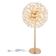 Veioza Globo KATRINA metal, cristal, auriu, transparent, G9, 3.5W, 3000K, 350Lm - 64135T