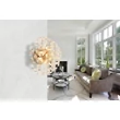 Aplica de perete Globo KATRINA metal, cristal, auriu, transparent, G9, 3.5W, 3000K, 350Lm - 64135W