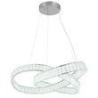 Pendul Globo MUCKY metal, cristal, crom, transparent, LED, 110W, 2700K-6500K, 940-9389lm - 67162-110CCT