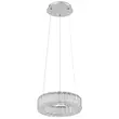 Pendul Globo MUCKY metal, cristal K5, crom, LED, 2700K-6500K, 30W, 1920lm - 67162-30