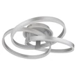 Plafoniera Globo HERWIG metal, acril, gri, alb, LED, 56W, 2700-6000K, 688+485Lm - 67163-56