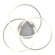 Plafoniera Globo HERWIG metal, acril, gri, alb, LED, 56W, 2700-6000K, 688+485Lm - 67163-56