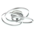 Plafoniera Globo HERWIG metal, acril, gri, alb, LED, 56W, 2700-6000K, 688+485Lm - 67163-56