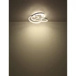 Plafoniera Globo HERWIG metal, acril, gri, alb, LED, 56W, 2700-6000K, 688+485Lm - 67163-56