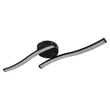 Plafoniera Globo ELOISE metal, acril, negru, alb, LED, 12W, 4000K, 790Lm - 67178SC