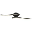 Plafoniera Globo ELOISE metal, acril, negru, alb, LED, 12W, 4000K, 790Lm - 67178SC