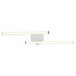 Plafoniera Globo ELOISE metal, acril, crom alb, LED, 12W, 4000K, 900Lm - 67178WC