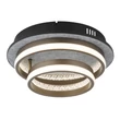 Plafoniera Globo DELLA metal, plastic, gri, negru, alb, transparent, LED, 30W, 3000-4000-6000K, 1200Lm - 67179D1