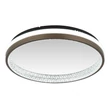 Plafoniera Globo DELLA metal, plastic, gri, alb, transparent, LED, 40W, 3000-4000-6000K, 1790Lm - 67179D