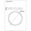 Plafoniera Globo DELLA metal, plastic, gri, alb, transparent, LED, 40W, 3000-4000-6000K, 1790Lm - 67179D