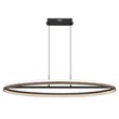 Pendul Globo DELLA metal, plastic, negru, gri, alb, LED, 60W, 3000-4000-6000K, 2650 Lm - 67179H1