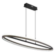 Pendul Globo DELLA metal, plastic, negru, gri, alb, LED, 60W, 3000-4000-6000K, 2650 Lm - 67179H1