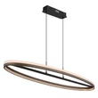 Pendul Globo DELLA metal, plastic, negru, gri, alb, LED, 60W, 3000-4000-6000K, 2650 Lm - 67179H1