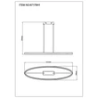 Pendul Globo DELLA metal, plastic, negru, gri, alb, LED, 60W, 3000-4000-6000K, 2650 Lm - 67179H1