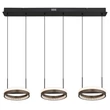 Pendul Globo DELLA metal, plastic, negru, gri, alb, LED, 40W, 3000-4000-6000K, 1400 Lm - 67179H2