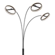 Lampadar  Globo DELLA metal, plastic, negru, gri, alb, LED, 48W, 3000-4000-6000K, 1500Lm - 67179S1