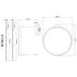 Pendul Globo BRIGGS metal, acril, negru, LED, 36W, 2700-6000K, 800Lm - 67186-36