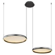 Pendul Globo BRIGGS metal, acril, negru, LED,  50W, 2700-6000K, 1000Lm - 67186-50