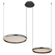 Pendul Globo BRIGGS metal, acril, negru, LED,  50W, 2700-6000K, 1000Lm - 67186-50