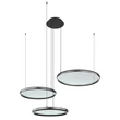 Pendul Globo BRIGGS metal, acril, negru, LED,  55W, 2700-6000K, 1200Lm - 67186-60