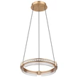 Pendul Globo BLONDIE metal, cristal, auriu, transparent, LED, 36W, 2700K-6000K, 240-2000lm - 67196-36H